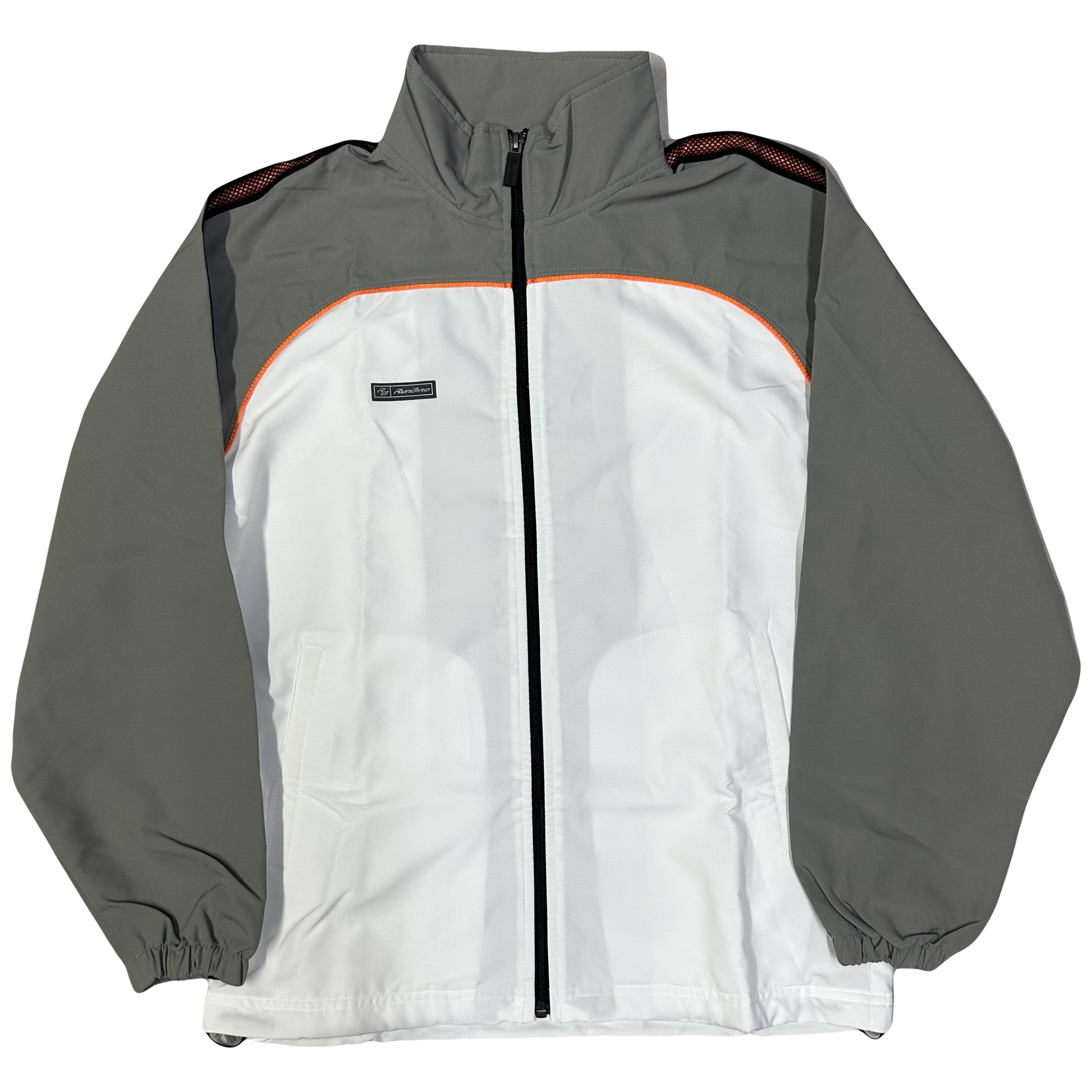 Mizuno Run Bird Tracksuit In Grey & White ( S ) - 1036 Emporium