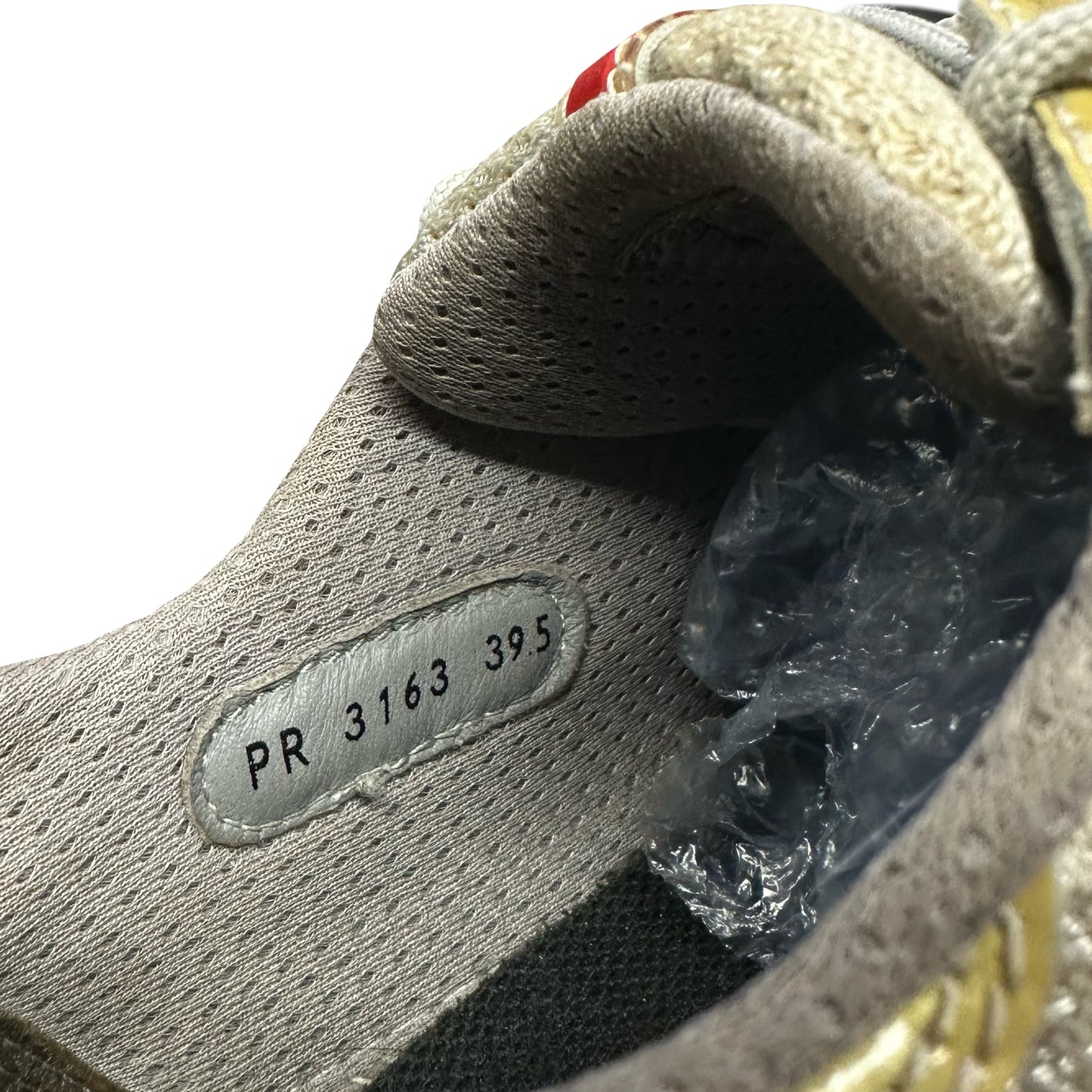 Prada America’s Cup Sneakers In Gold ( 7UK / 8US )