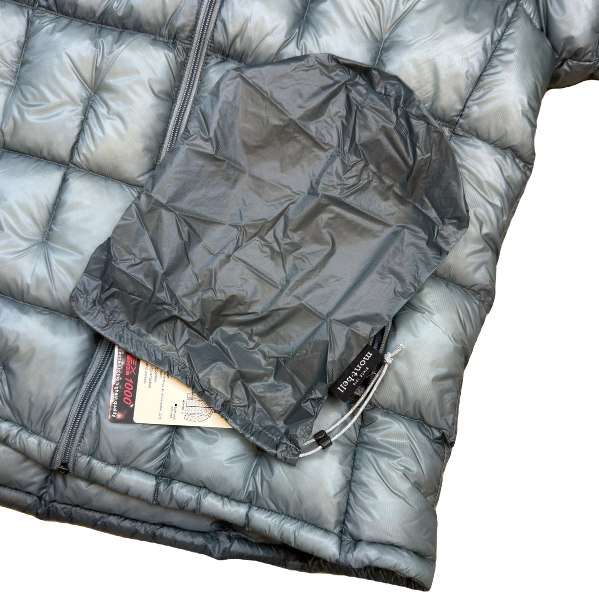 Montbell Plasma 1000 Alpine Down Parka Puffer Jacket In Grey (US/EUR L)