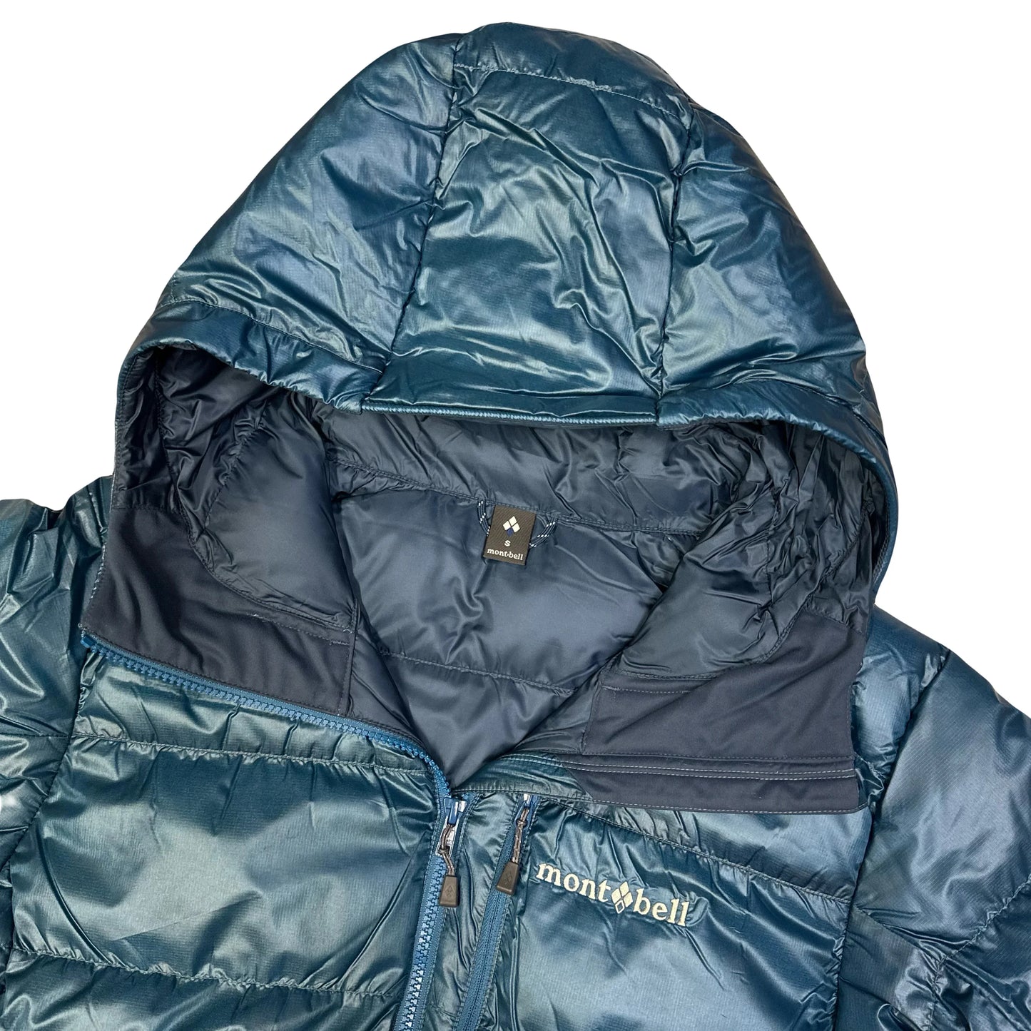 Montbell Alpine Down Parka Puffer Jacket In Blue ( S )