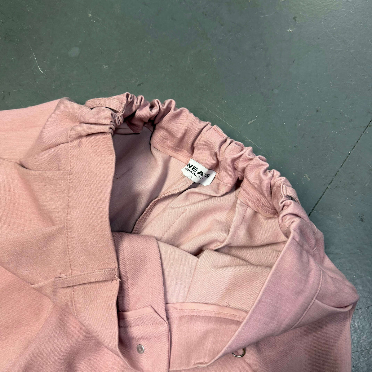Sweats Collective Pleated Shorts In Pink (L)