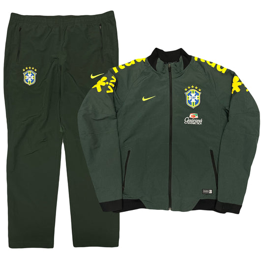 Nike Brazil 2015/16 Tracksuit ( S )
