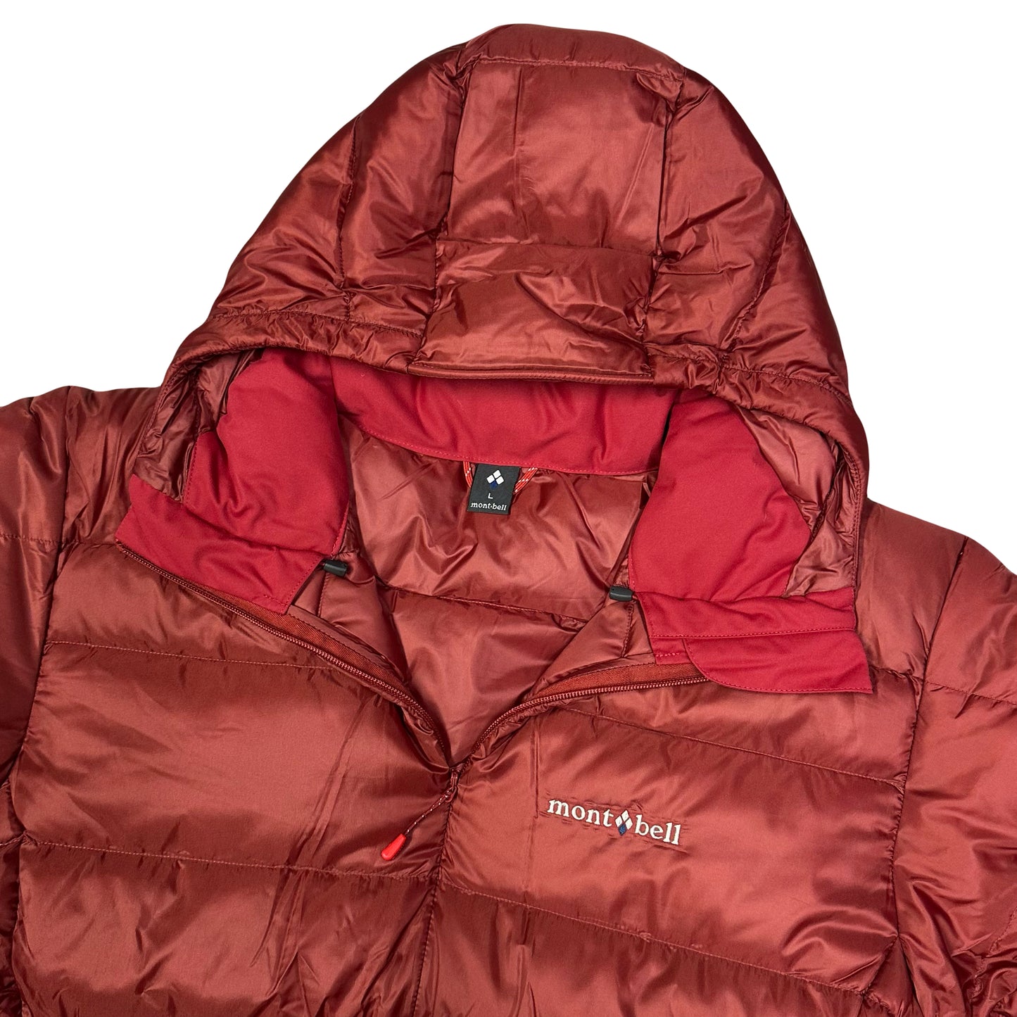 Montbell Light Alpine Puffer Jacket In Red ( L )