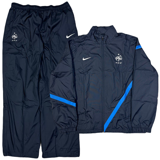 Nike France 2011/12 Tracksuit In Navy ( S )