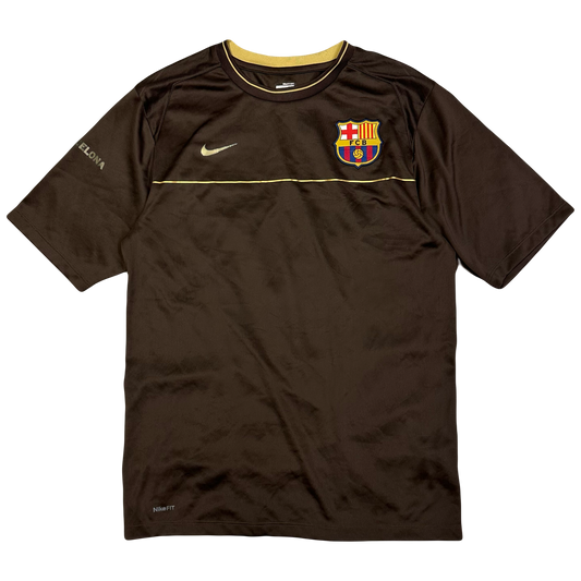Nike 2008 Barcelona Shirt In Brown ( M )