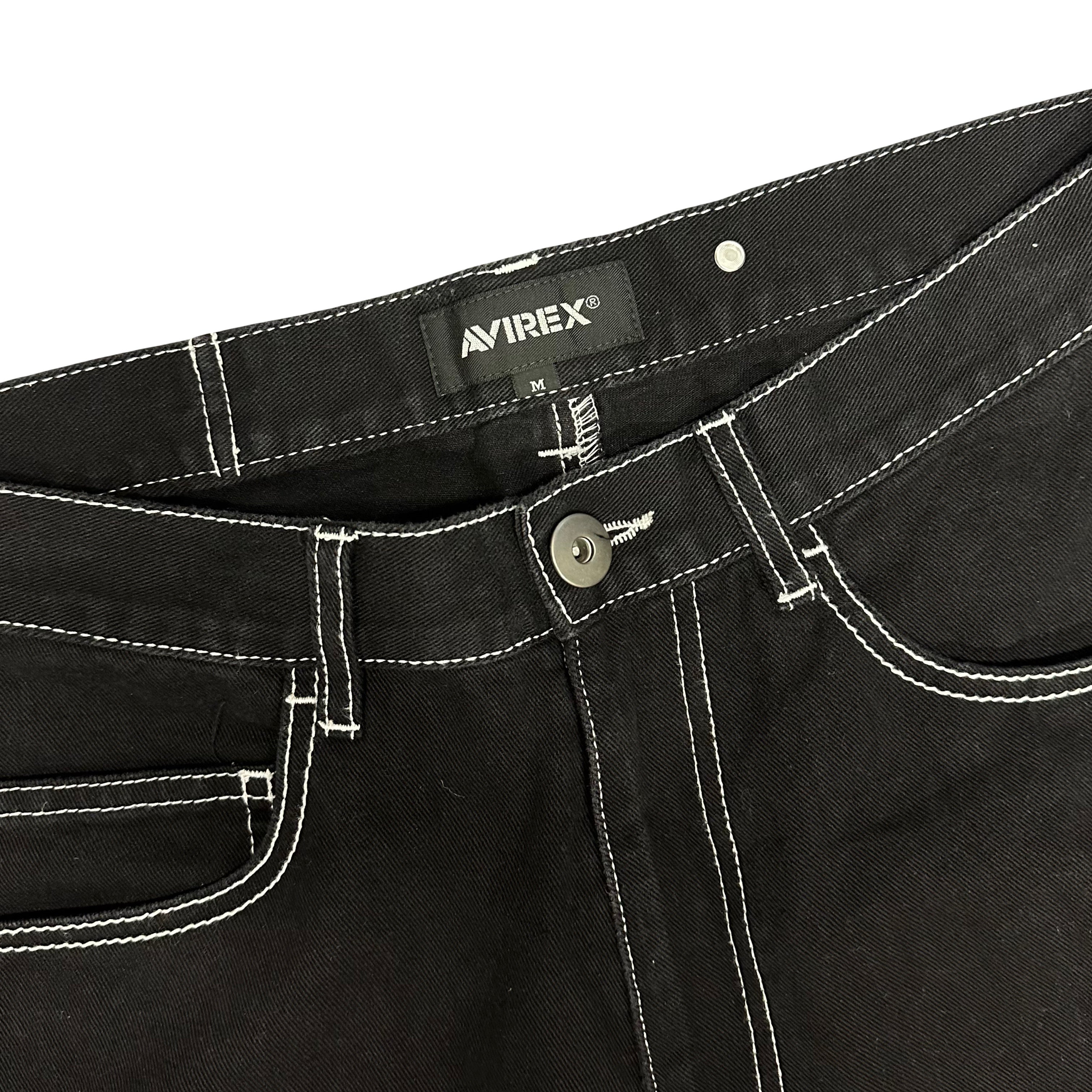 Avirex Jorts In Black ( W32 )