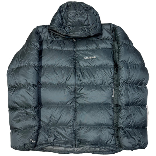 Montbell EX 800 Alpine Down Puffer Jacket In Gunmetal grey ( XL ) - 1036 Emporium