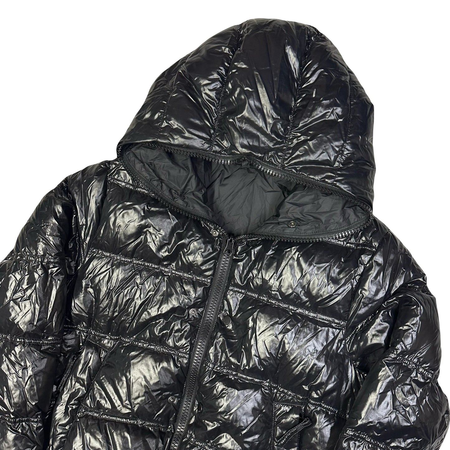 Duvetica Reversible Puffer Jacket In Black (L)