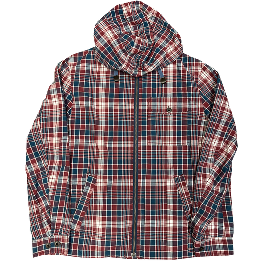 Uniqlo Japan Plaid Jacket In Red & Navy ( S )