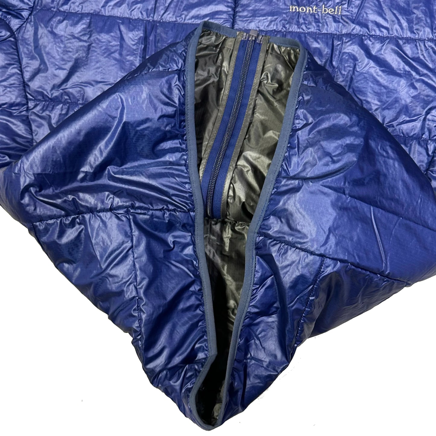 Montbell Lightweight Puffer Jacket In Blue ( M )