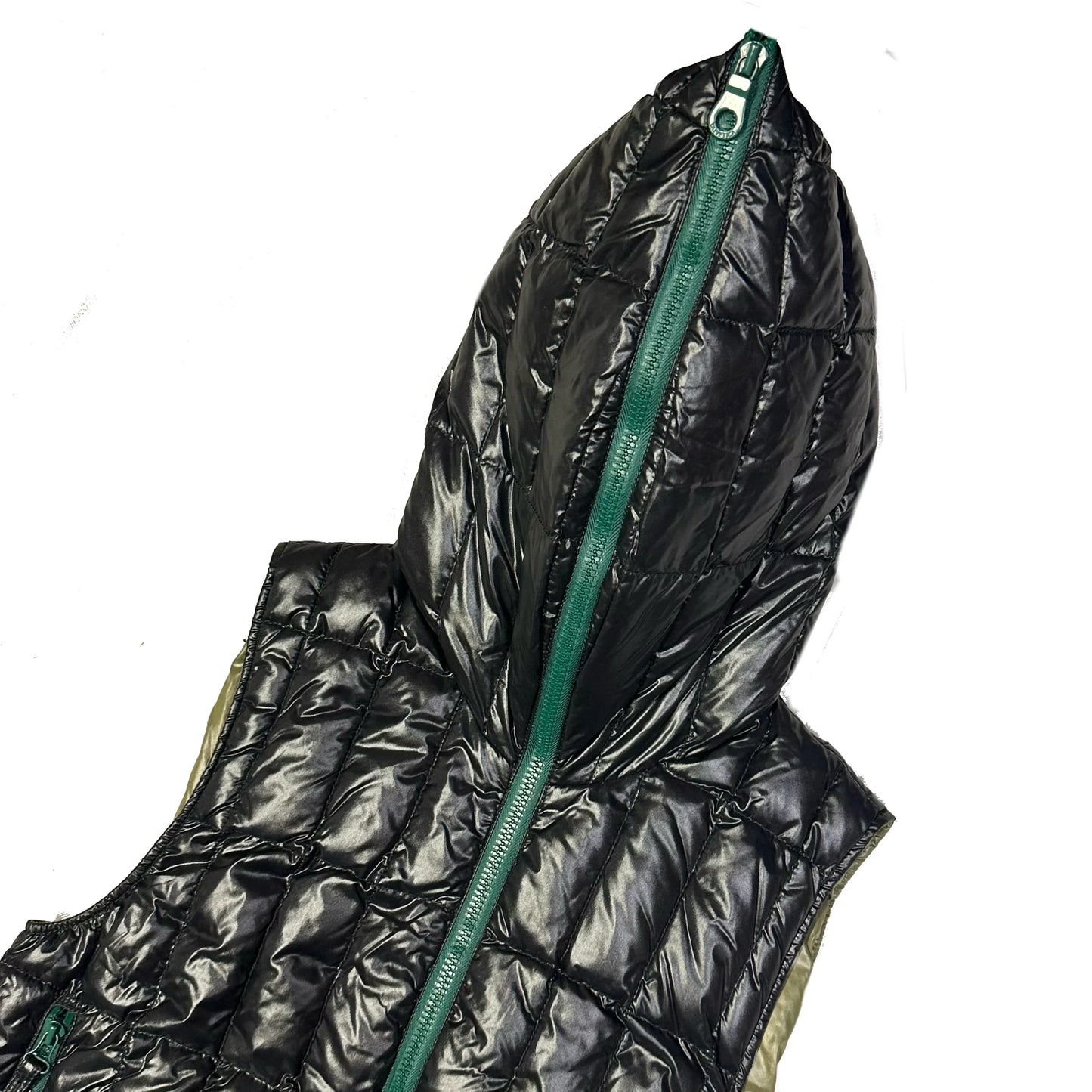 Duvetica Hooded Puffer Gilet In Black (S)