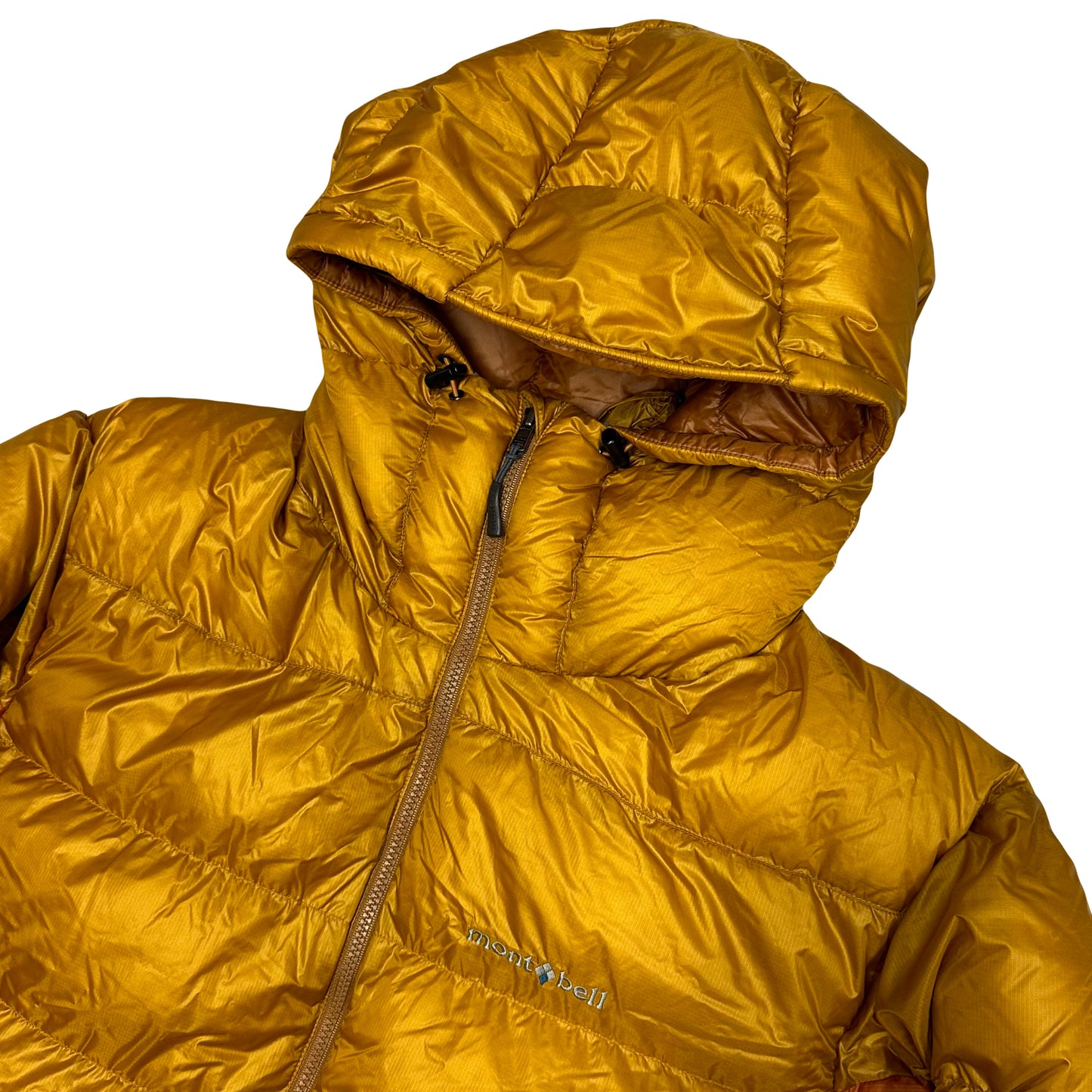 Montbell Puffer Jacket In Burnt Orange & Copper ( XL )