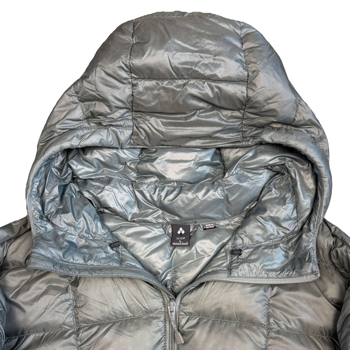 Montbell Superior Down Parka Puffer Jacket In Grey (L)