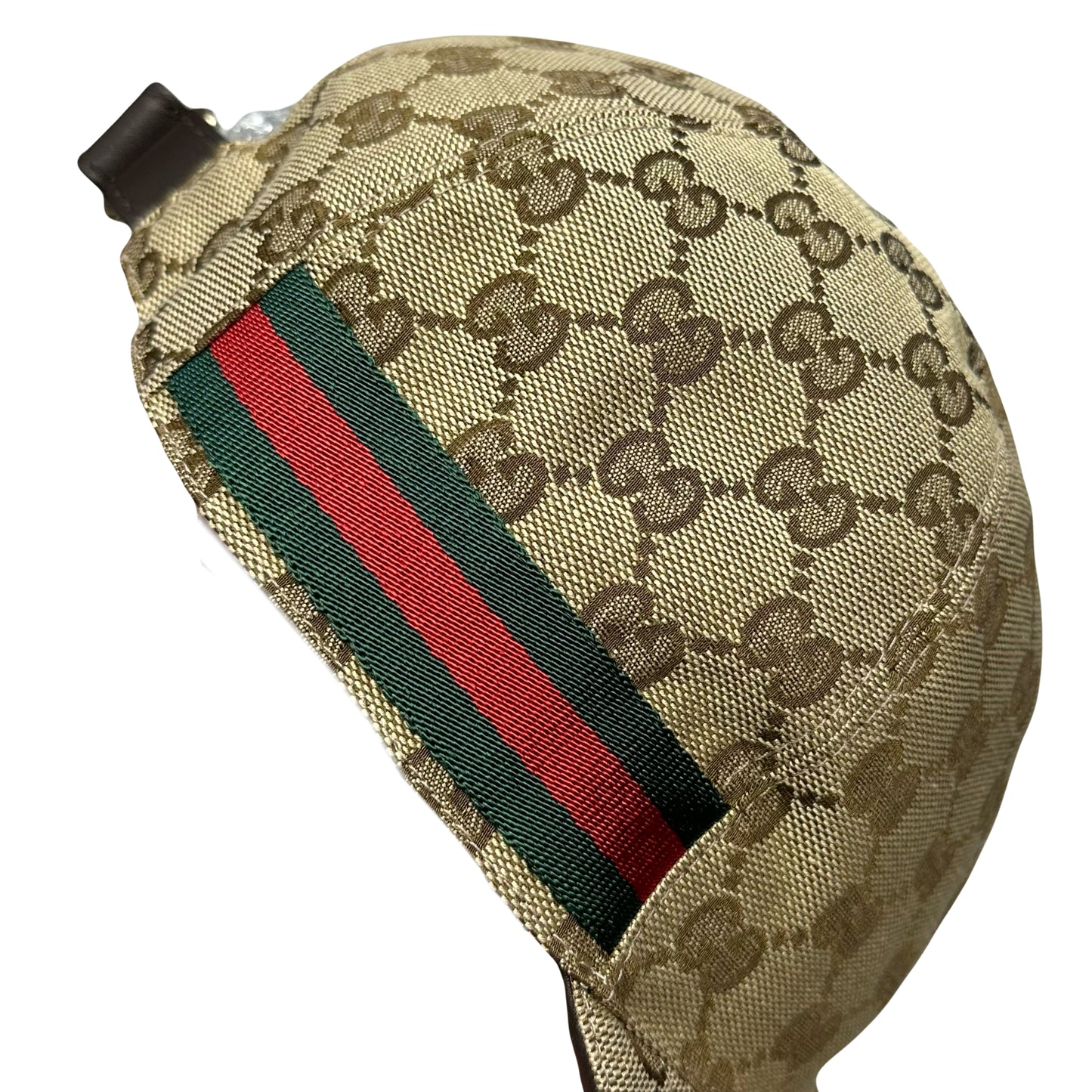 Gucci Monogram Cap In Tan ( L )