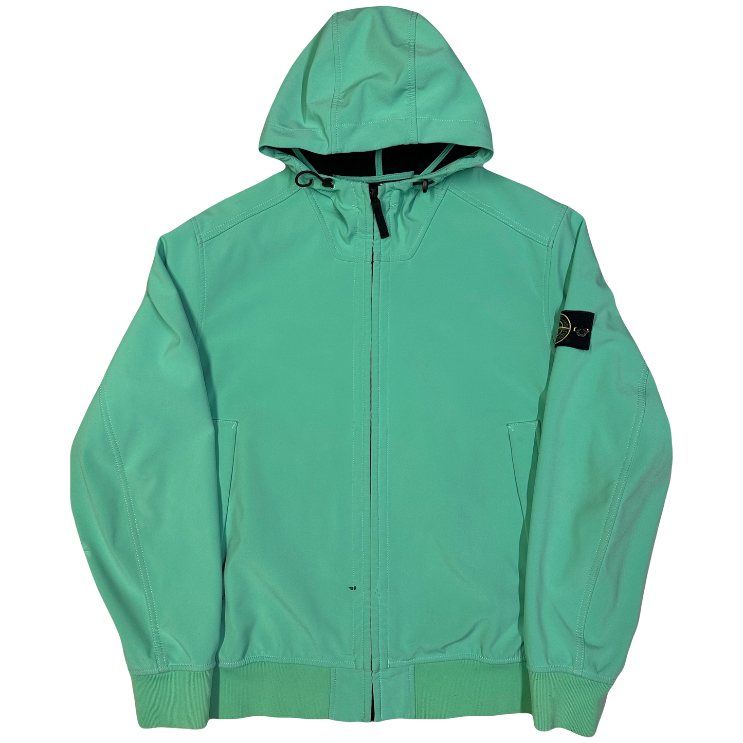 Stone Island Soft Shell Jacket In Green ( 3XL )