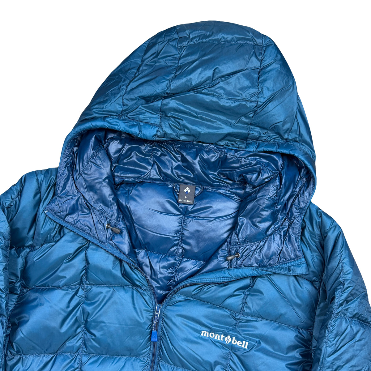 Montbell Superior Down Parka Puffer Jacket In Blue (L)
