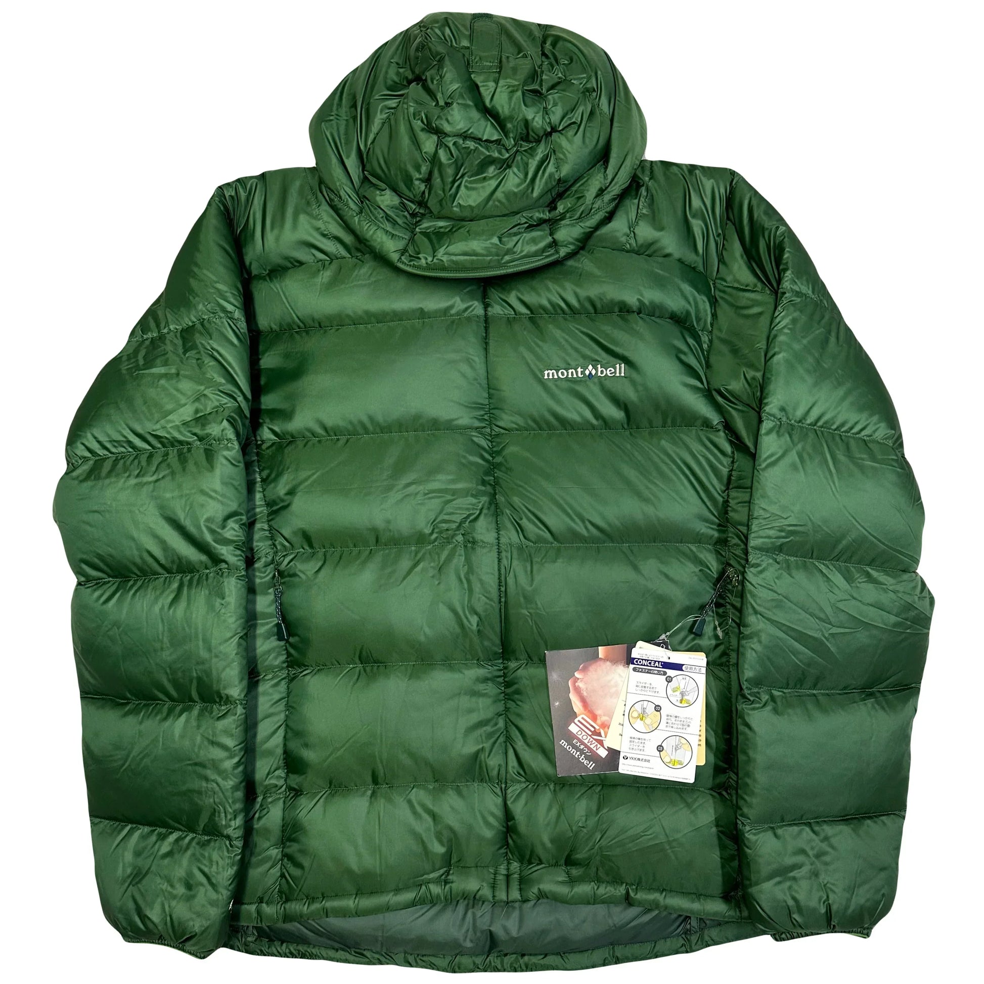 Alpine Down Light Green Down Jacket Montbell Alpine Light Down