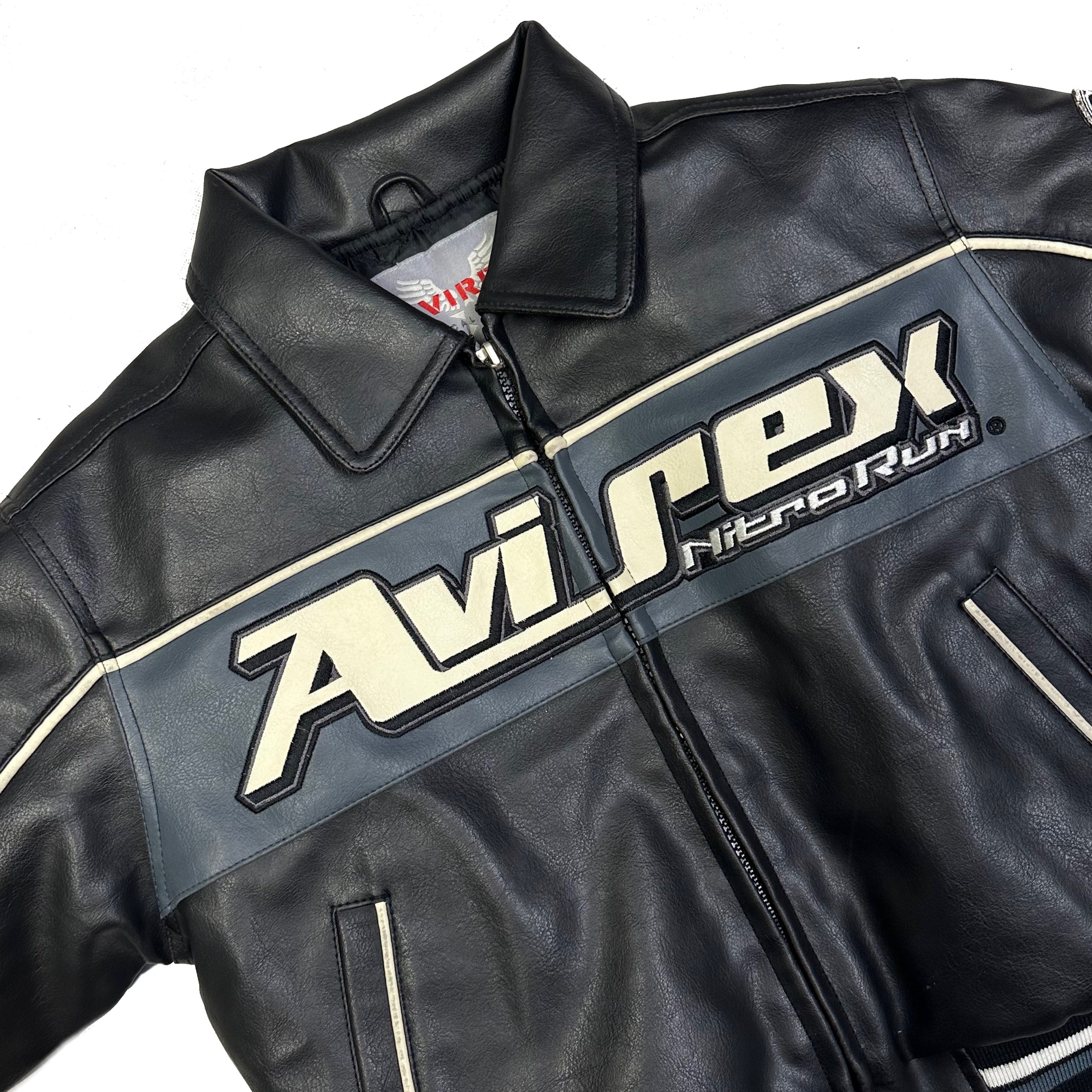 ARCHIVE Avirex Nitro Run Baby Leather Jacket ( 4 Years )