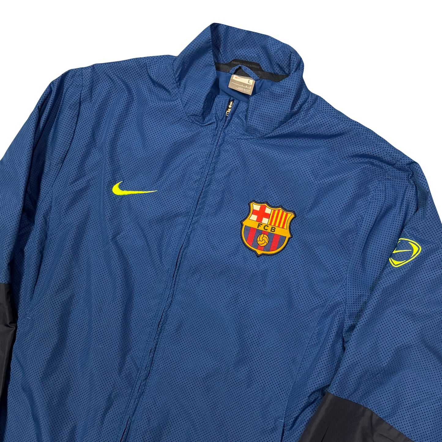 Nike Barcelona 2009/10 Tracksuit Top In Blue & Navy (L)