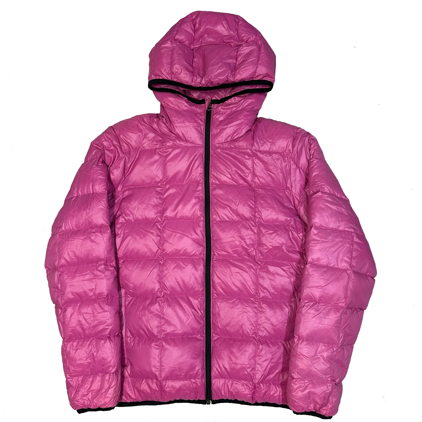 Camp 7 Square Stitch Puffer Jacket In Pink (S)