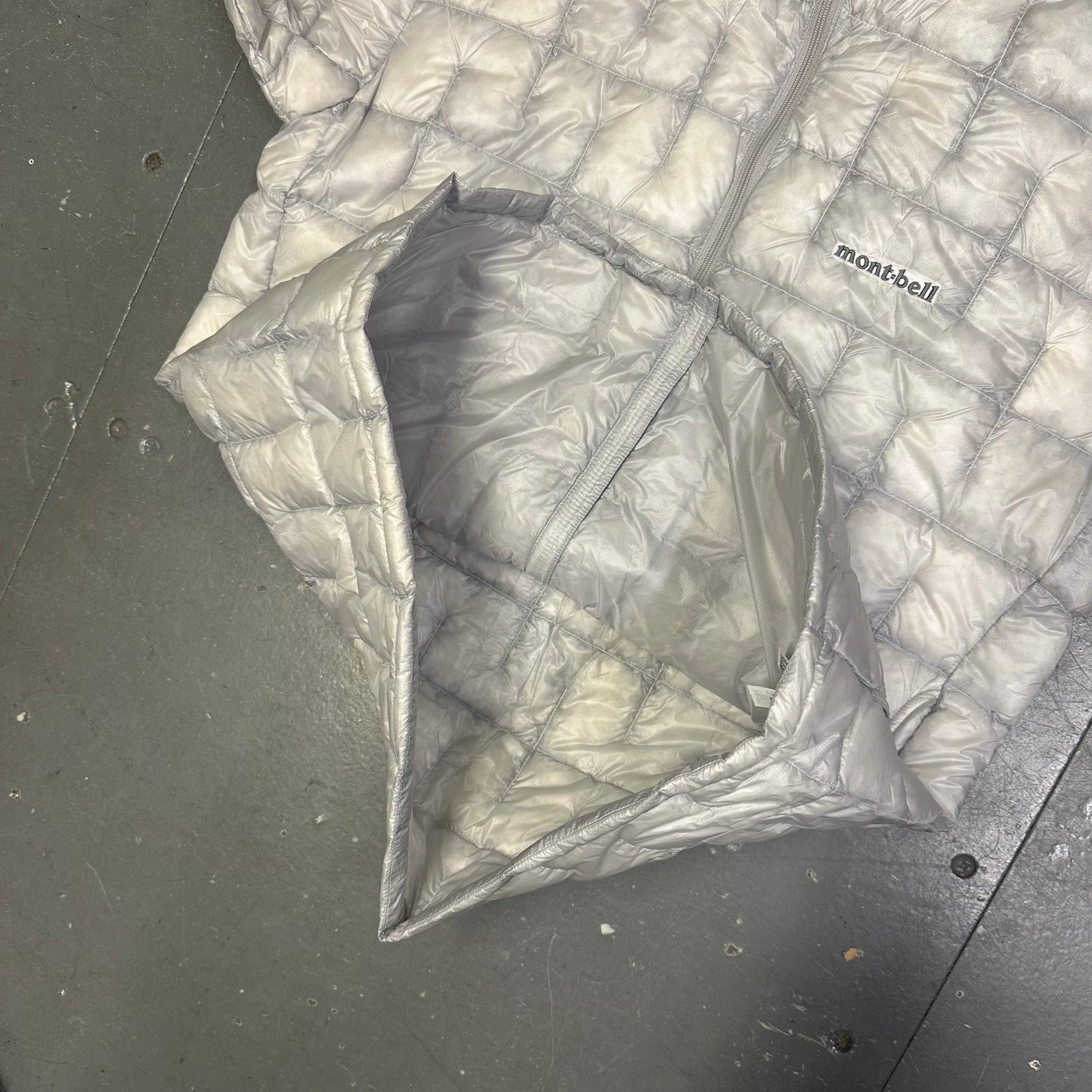 Montbell Plasma 1000 Alpine Down Parka Puffer Jacket In Grey (USA/EUR L)