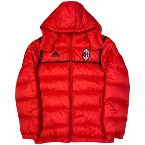 Adidas AC Milan Puffer Jacket In Red ( S )