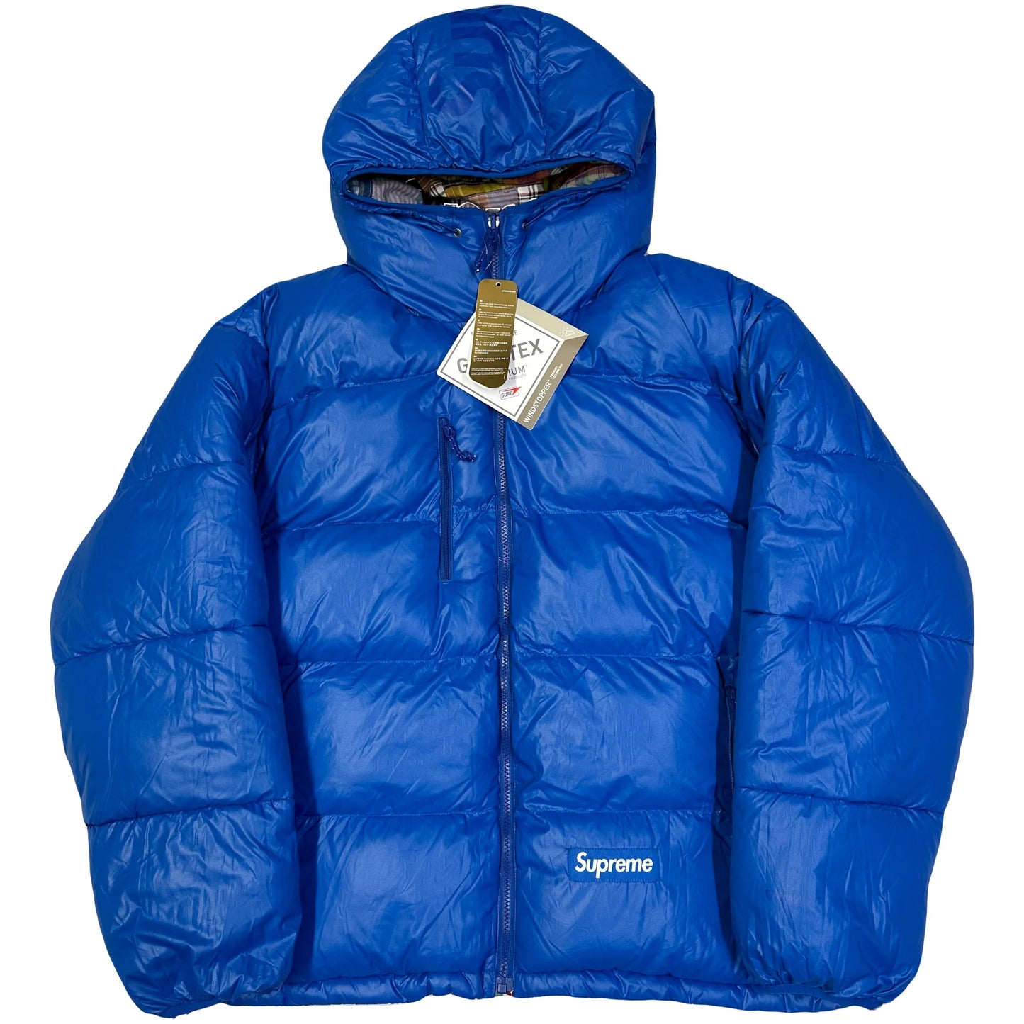 Supreme Madras Reversible Down Puffer Jacket ( M )