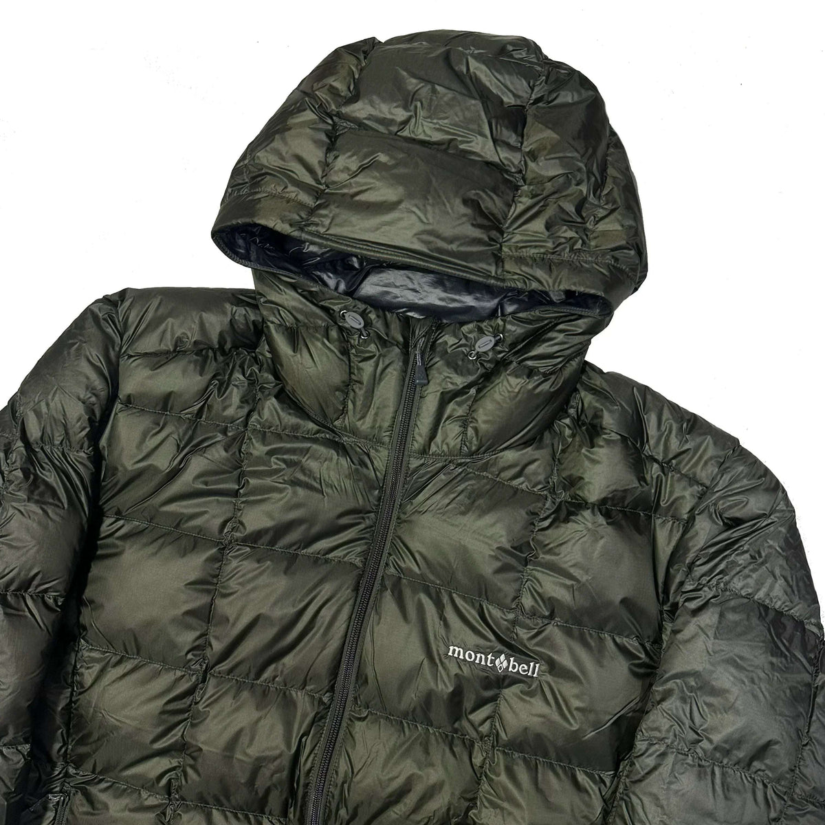 Montbell Superior Down Parka Puffer Jacket In Dark Green (US/EUR XL)