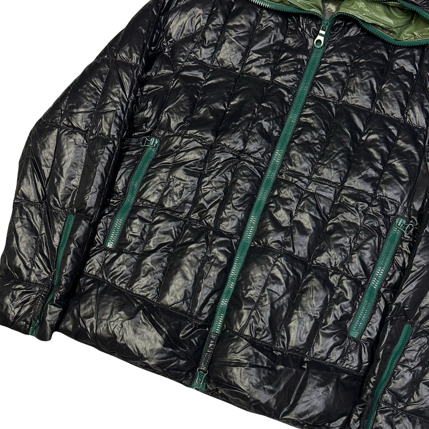 Duvetica Square Stitch Puffer Jacket In Black ( S )