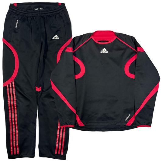 Adidas Formotion Tracksuit In Red & Black ( S ) - 1036 Emporium