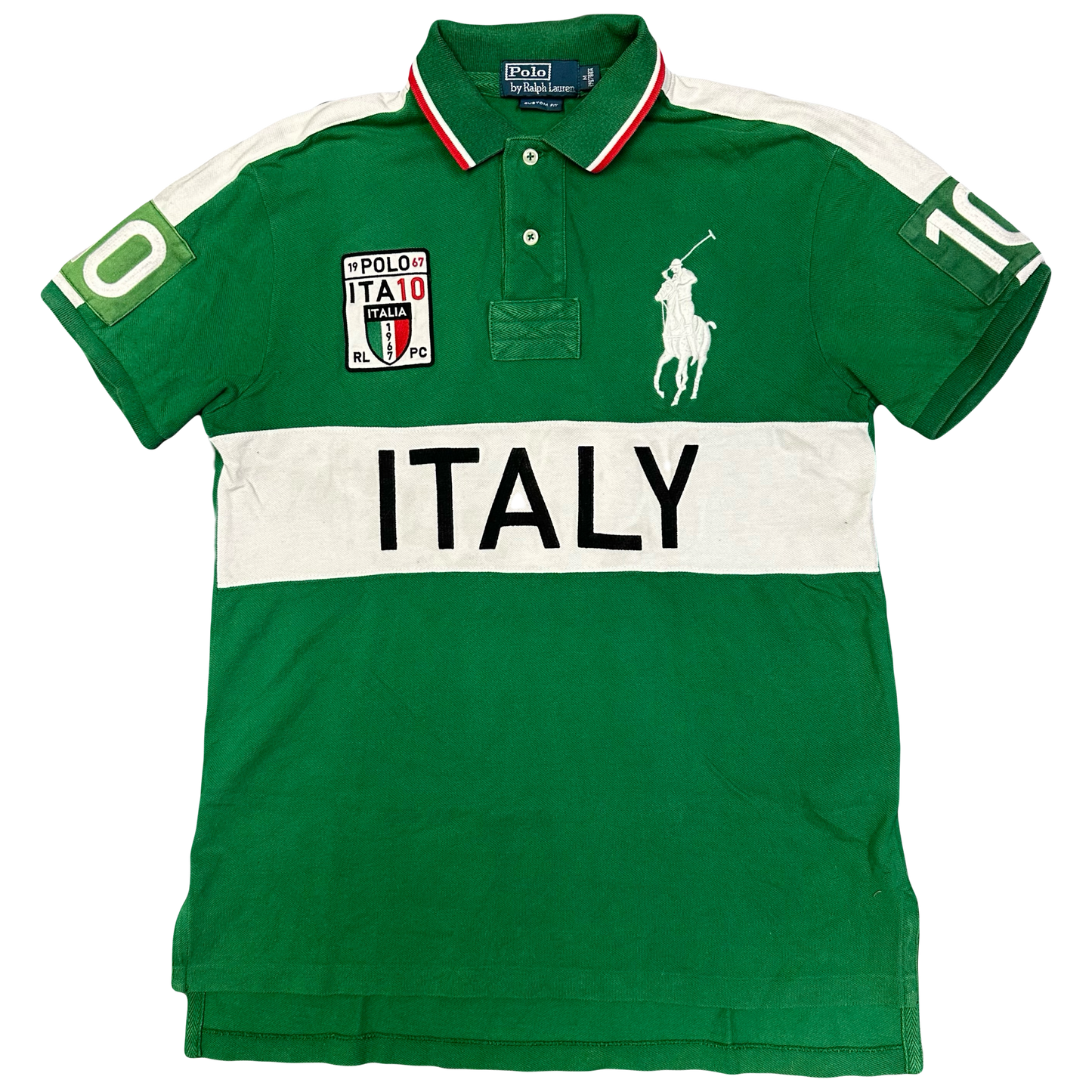 Ralph Lauren Italy Polo In Green ( M )