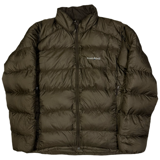 Montbell Light Alpine Down Puffer Jacket In Brown ( M )
