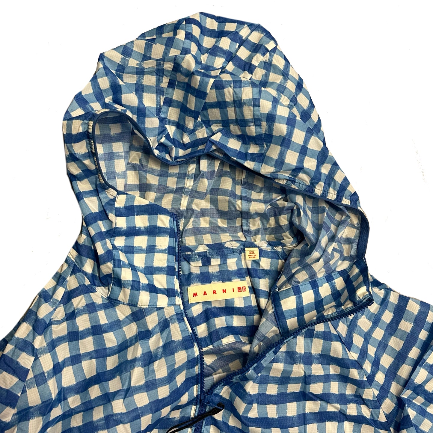 Uniqlo X Marni Check Jacket In Blue ( XXL )