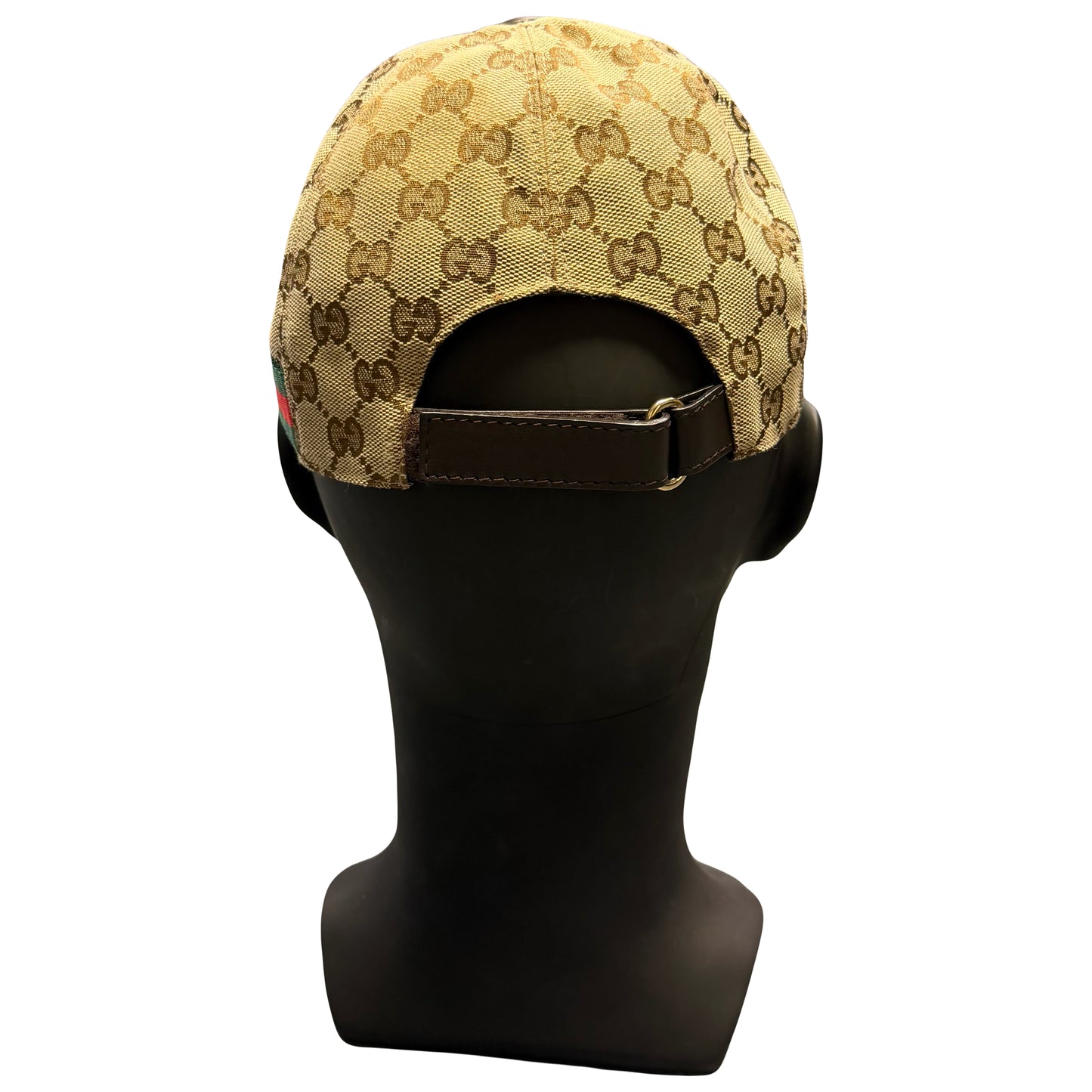 Gucci Monogram Cap In Tan (L)