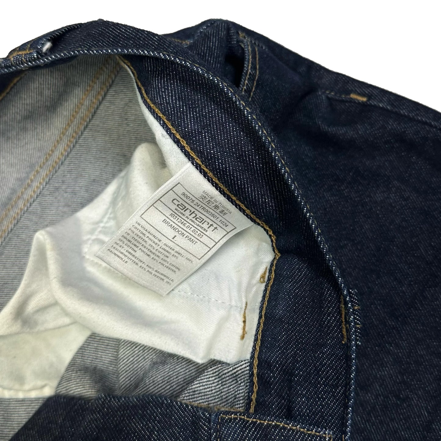 Carhartt Brandon Jeans In Navy ( L / W36 )