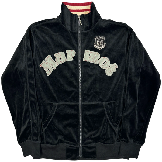 Marmot Velour Zip Up Sweatshirt In Black ( S )