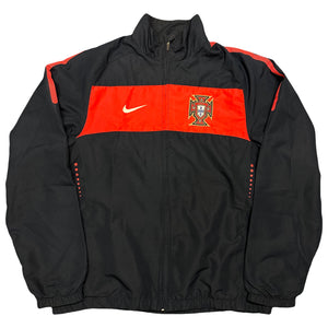 Nike 2010/11 Portugal Tracksuit Top In Black ( M )