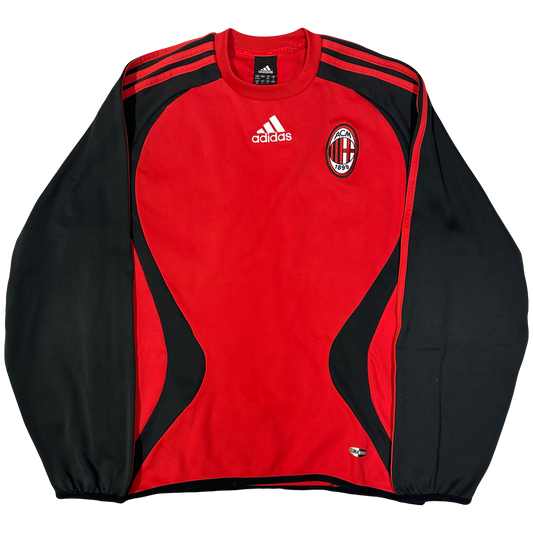 Adidas AC Milan 2006/07 Training Sweatshirt In Black ( S )