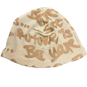 Walé Adeyemi Monogram Beanie In Beige ( OS )