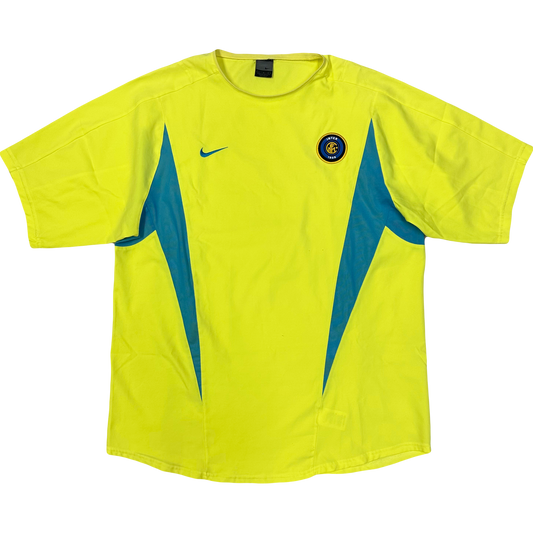 Nike Inter Milan 2002 Shirt In Neon ( S )