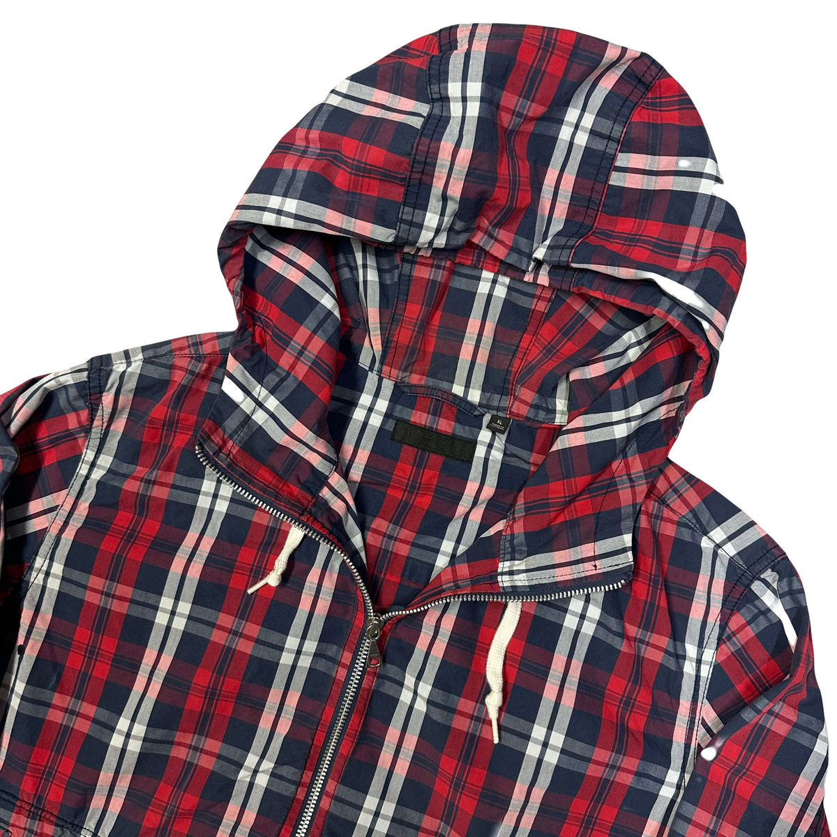 Uniqlo Japan Plaid Jacket In Red & Navy ( XL ) - 1036 Emporium