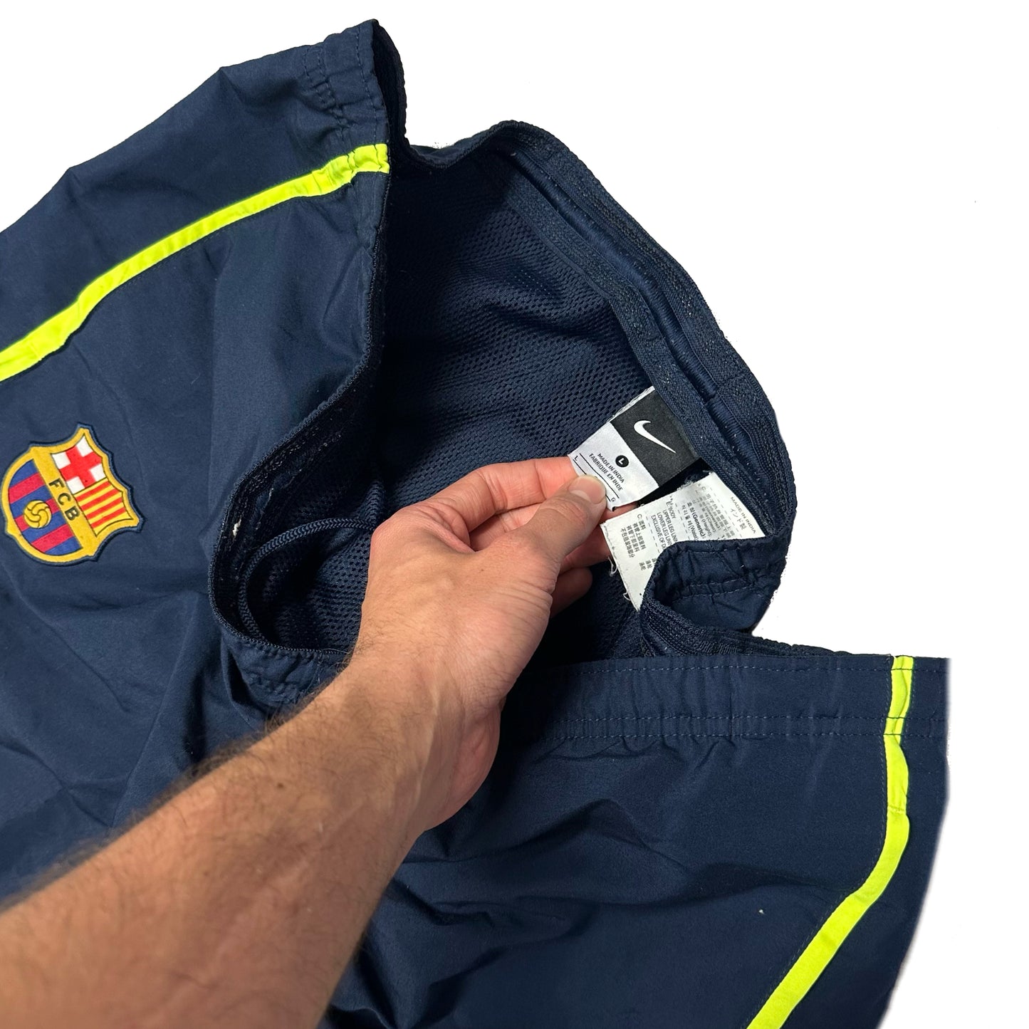Nike Barcelona 2010/11 Tracksuit Bottoms ( L )