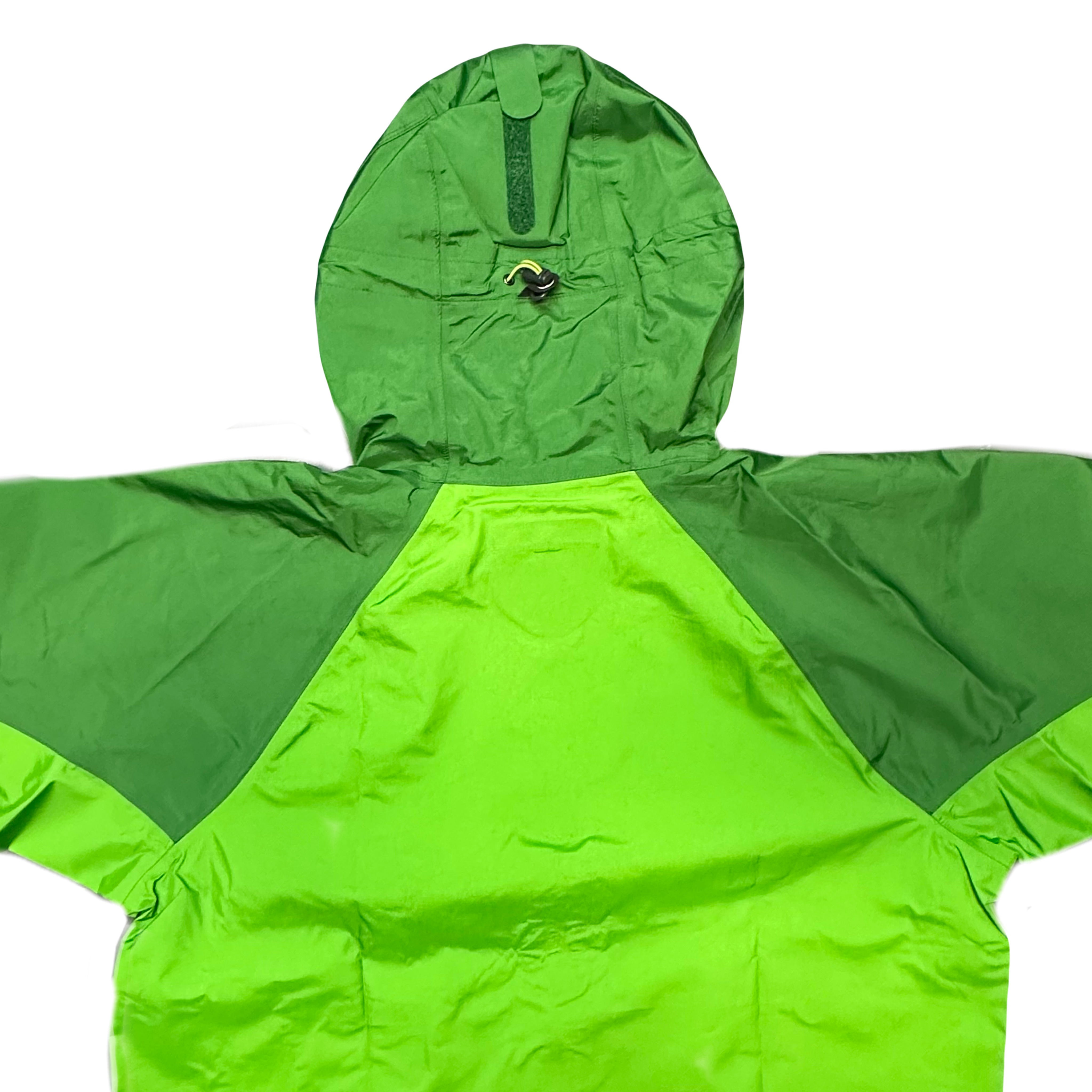 Montbell Two Tone Waterproof Windbreaker Jacket In Green ( L )