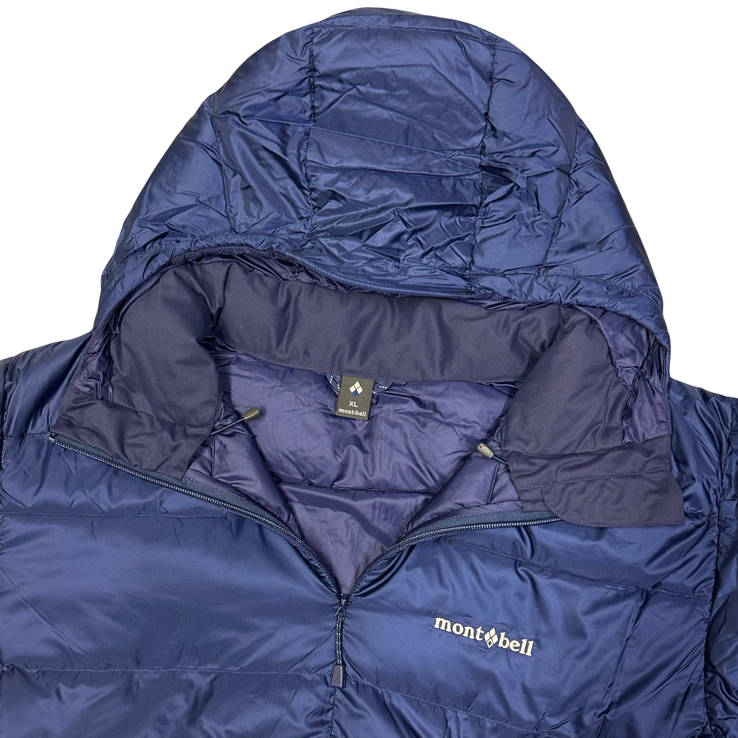Montbell Light Alpine Puffer Jacket In Navy Blue ( XL )