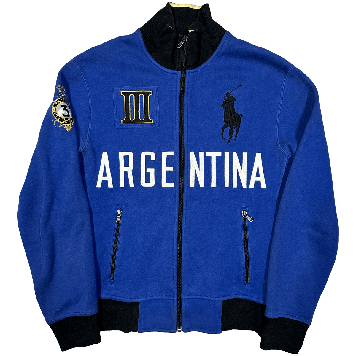 Ralph Lauren Argentina Spellout Sweatshirt In Blue ( M ) - 1036 Emporium