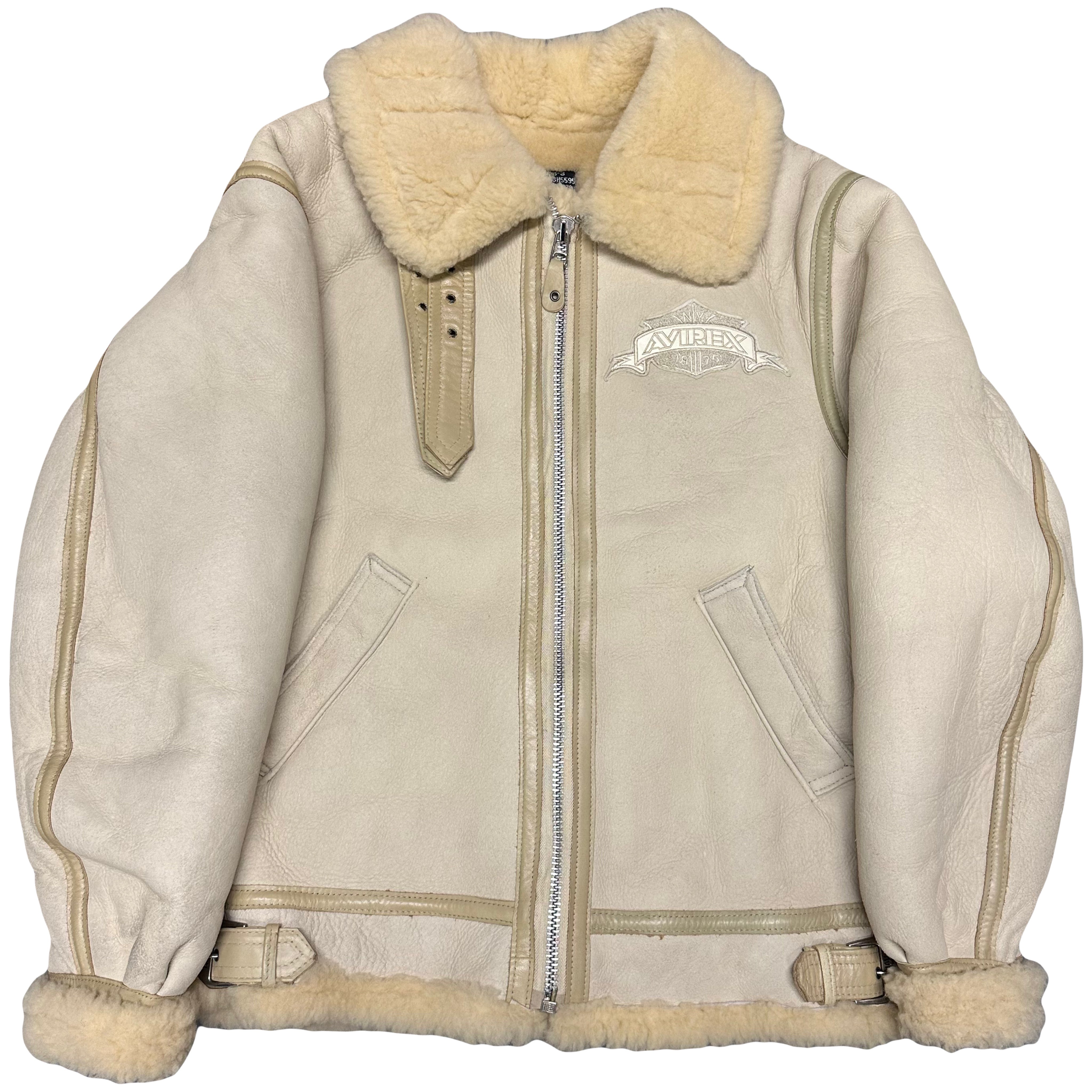 Avirex Spellout B-3 Sherpa Jacket ( 36 / M )