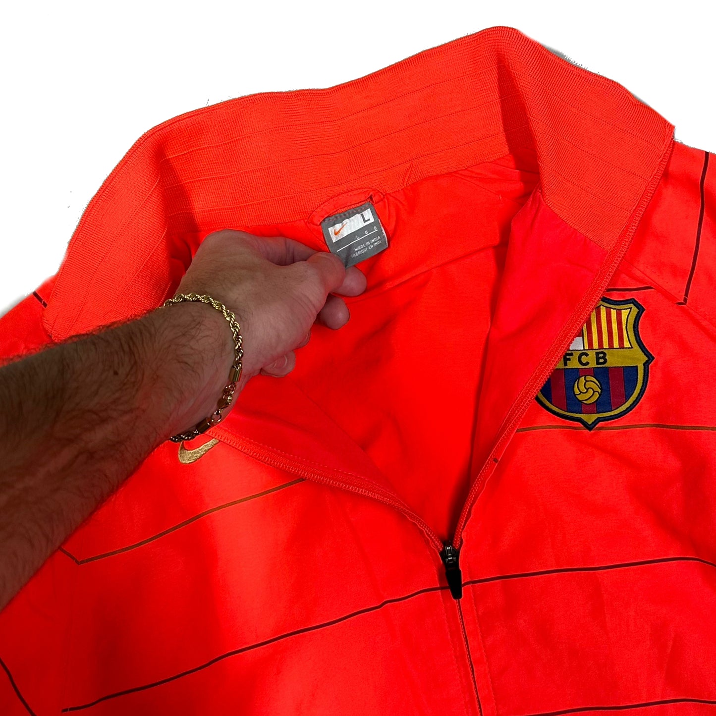 Nike Barcelona 2008 Tracksuit Top In Red ( L )