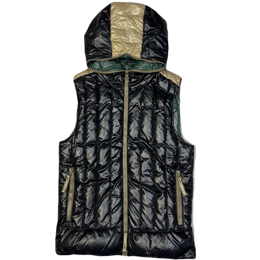 Duvetica Hooded Puffer Gilet In Black ( S )