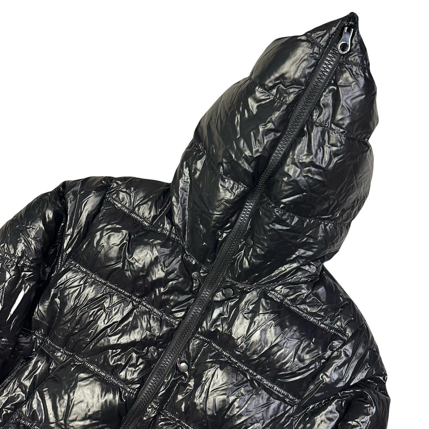 Duvetica Reversible Puffer Jacket In Black (L)