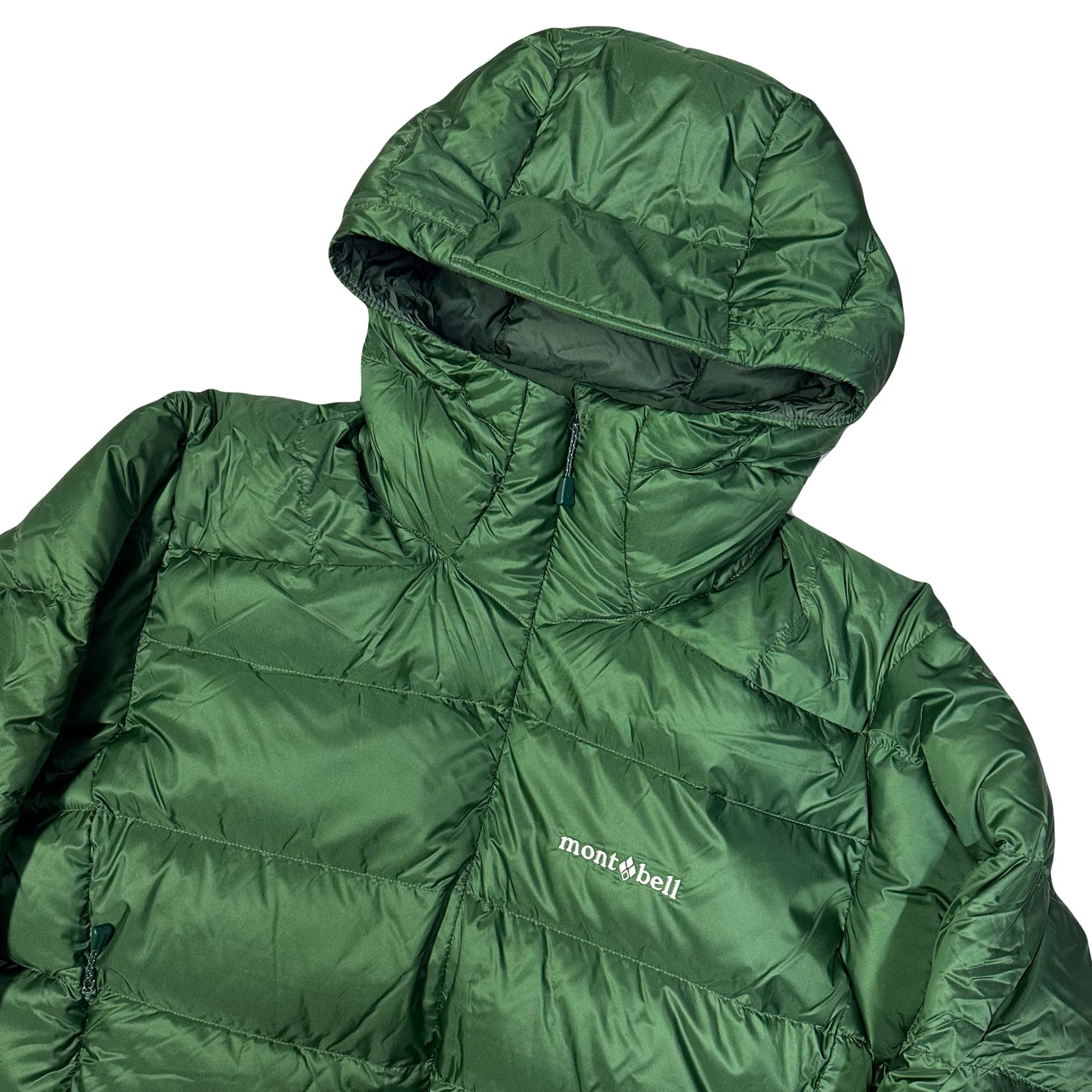 Montbell Light Alpine Down Puffer Jacket In Green ( S )